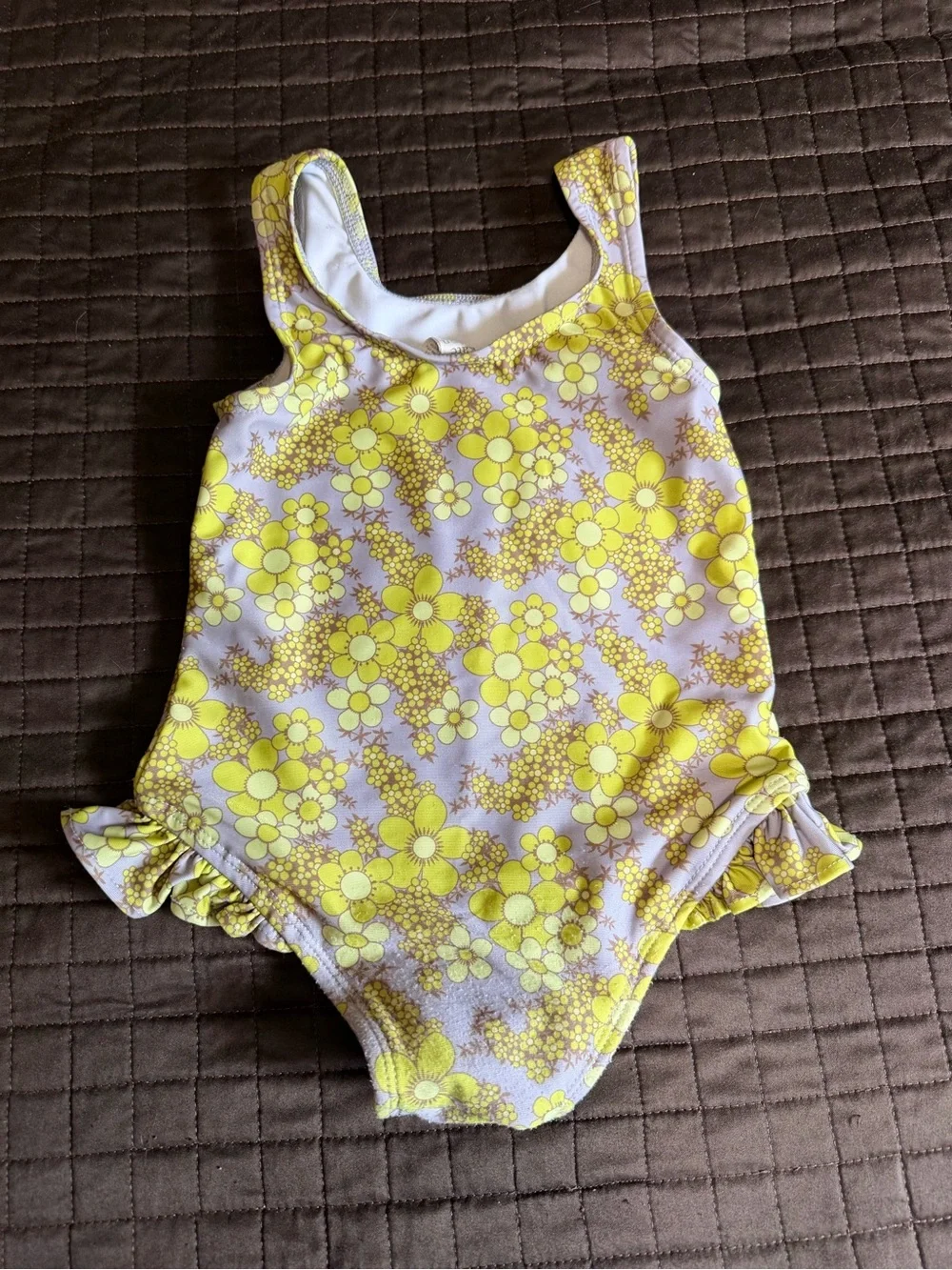 Kate Quinn | ruffle leg tank swimsuit | bright granny floral | 2T